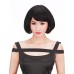 Wigs2you 全假髮斜瀏海假髮女短髮帥氣bobo頭逼真波波頭假髮短直髮斜瀏海時尚修臉WS-2011