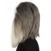 Furry Dog Collection | Men's White and Grey Straight Furry Dog Cosplay Wig & Mask | Premium Breathable Capless Cap