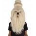 Serpant Monk | Men's White Brown Straight Serpant Monk Cosplay Wig | Premium Breathable Capless Cap