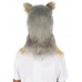 HPO Grey and Brown Squirrel Wig with Mask - Long Synthetic Fibers | Premium Breathable Capless Cap