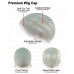 HPO White Polar Bear Wig with Mask - Long Synthetic Fibers | Premium Breathable Capless Cap