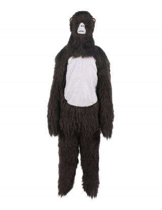 HPO Black an Grey Gorilla Costume with Mask  - Long Synthetic Fibers Bundle