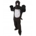 HPO Black an Grey Gorilla Costume with Mask  - Long Synthetic Fibers Bundle