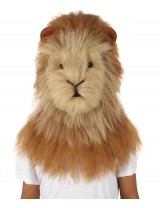 HPO Lion Wig with Mask  - Long Synthetic Fibers