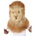 HPO Lion Wig with Mask  - Long Synthetic Fibers