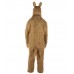 HPO White and Brown Rabbit Costume with Mask  - Long Synthetic Fibers Bundle