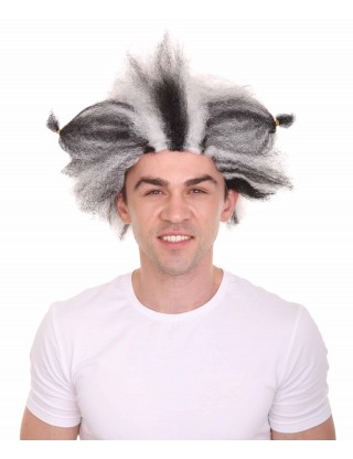 Musical Mens Wig | CATS Cosplay Two-toned Wig | Premium Breathable Capless Cap