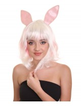 Easter Bunny Womens Wig | Short Easter Wig | Premium Breathable Capless Cap