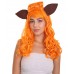 Lovely Orange Fox Wig | Animal Fancy Party Event Ready Halloween Wig | Premium Breathable Capless Cap
