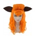 Lovely Orange Fox Wig | Animal Fancy Party Event Ready Halloween Wig | Premium Breathable Capless Cap