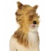 Furry Fox Collection | Women's White and Blonde Straight Furry Cat Cosplay Wig & Mask | Premium Breathable Capless Cap