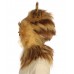 Furry Fox Collection | Women's White and Blonde Straight Furry Cat Cosplay Wig & Mask | Premium Breathable Capless Cap