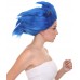 Womens Spiked Blue Cosplay Hedgehog Wig with Ears - Long Blue Hair - Capless Cap Design