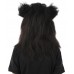 HPO Black Bear wig   - Long Synthetic Fibers