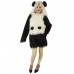 HPO White and Black Panda Costume with Hoodie - Long Synthetic Fibers Bundle