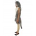 HPO White and Grey Mouse Costume with Mask  - Long Synthetic Fibers Bundle