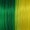 Two-tone Yellow and Green Short Bob Wig