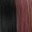 Two-tone Rainbow and Black Medium Bob Wig
