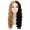 Singer Long Curly Two Tone Wig Bronze/Black