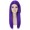 Adult Womens Long Straight Side Part  Cosplay Wig Purple