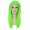 Adult Womens Long Straight Side Part  Cosplay Wig Light Green