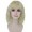 Women Shoulder Length Bangs Wavy Cosplay Wig Beige