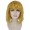 Women Shoulder Length Bangs Wavy Cosplay Wig Gold