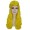 Womens Long Length Side Part Yellow Wavy Cosplay Wig Yellow
