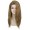 Women Brown Color Straight Long Wig Brown