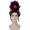 Womens Pinned Up Bun Artist Wig Black