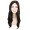 Women Black Straight Medium Length Imperial Army Wig Black