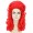 Women Troll Long Curly Wig Red
