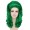 Women Troll Long Curly Wig Dark Green