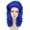 Women Troll Long Curly Wig Dark Blue