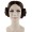 Women Brown Color Trendy Space Buns Wig Brown