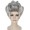 Women Grey Color Straight Spiked Trendy Under the Sea Wig Grey