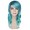 Women Teal Color Wavy Medium Length Trendy Aquatic Princess Wig  Teal