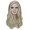 Women Blonde Color Wavy Medium Length Trendy Earth Angel Wig  Blonde