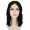 Women Black Color Curly Shoulder Length Trendy Starry Curls Wig  Black