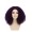 Adult Women Shoulder Length Curly Witch Wig  Dark Purple