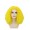 Adult Women Shoulder Length Curly Witch Wig Yellow