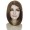 Adult Womens Halloween Cosplay Shoulder Length Flapper Costume Wig Light Brown