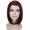 Adult Womens Halloween Cosplay Shoulder Length Flapper Costume Wig Burgundy