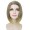 Adult Womens Halloween Cosplay Shoulder Length Flapper Costume Wig Mixed Blonde