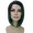 Adult Womens Halloween Cosplay Shoulder Length Flapper Costume Wig Ash Green