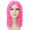 Adult Women 14 Inch Shoulder Length Weave Curly Goldilocks Wig Dark Pink