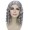 Adult Women 14 Inch Shoulder Length Weave Curly Goldilocks Wig Dark Grey