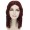 Adult Women 14 Inch Shoulder Length Weave Curly Goldilocks Wig Dark Brown