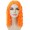 Adult Women 14 Inch Shoulder Length Weave Curly Goldilocks Wig Orange