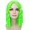 Adult Women 14 Inch Shoulder Length Weave Curly Goldilocks Wig Light Green
